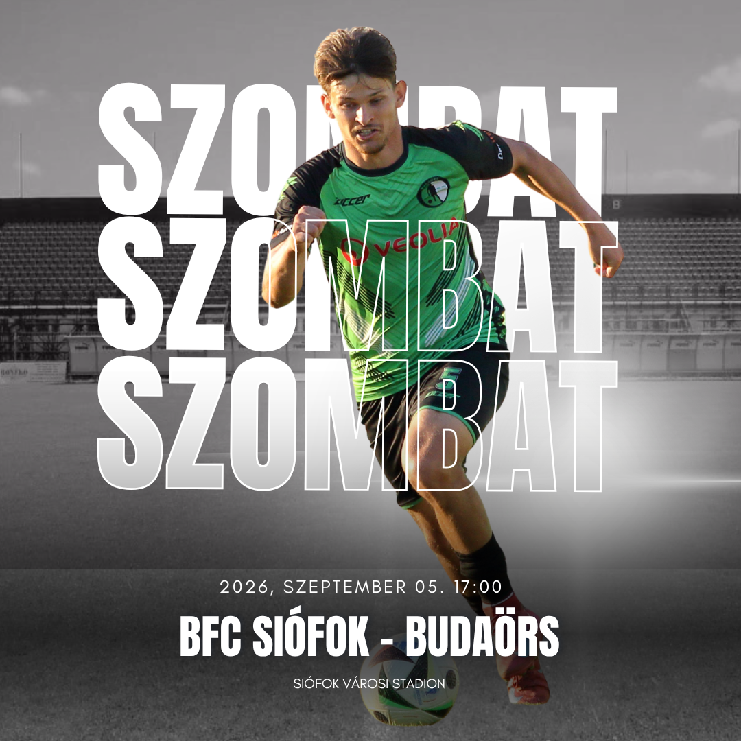 NB III. | Szombaton Siófokon folytatjuk