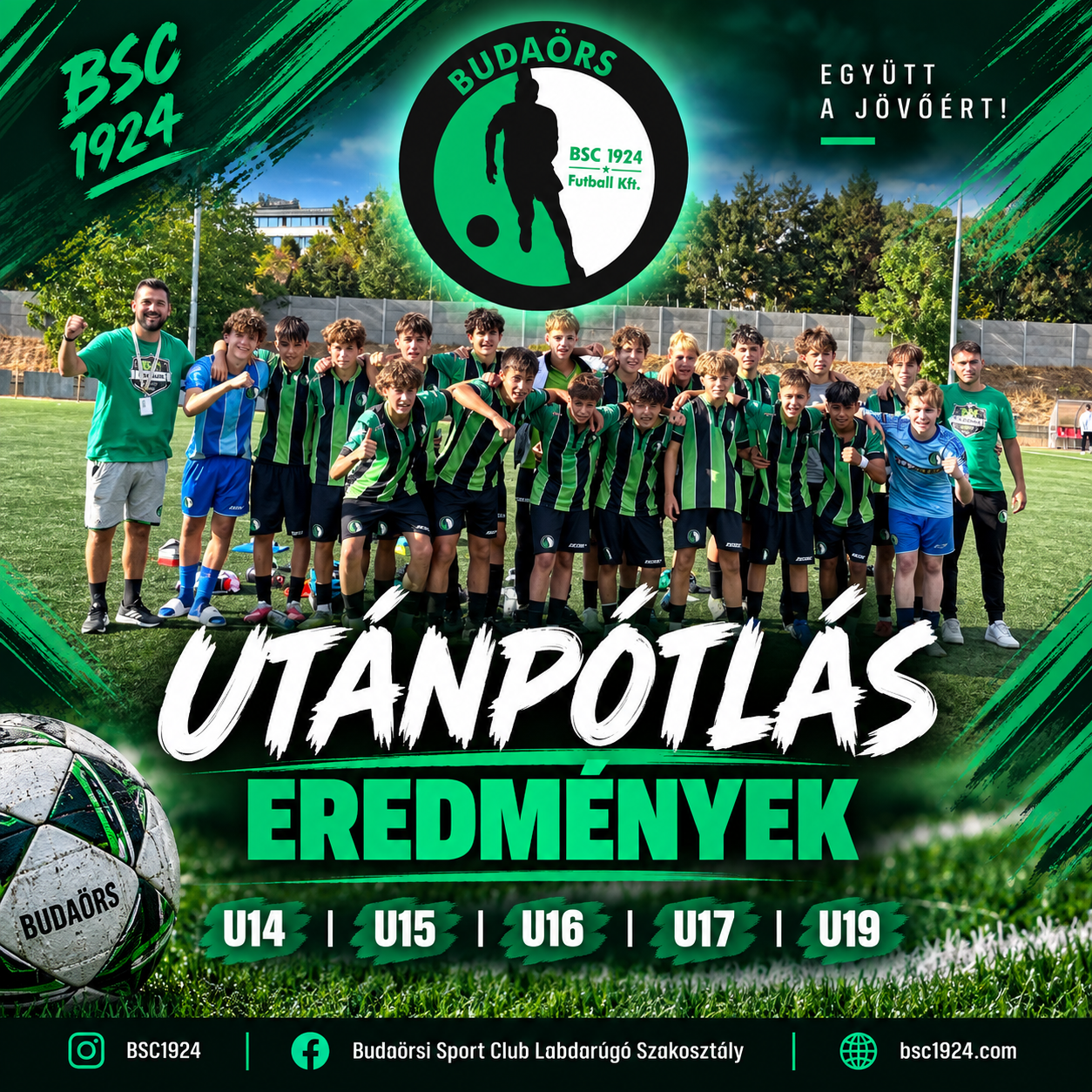 Utánpótlás: U19-es siker, tíz gólig jutott U16-os csapatunk