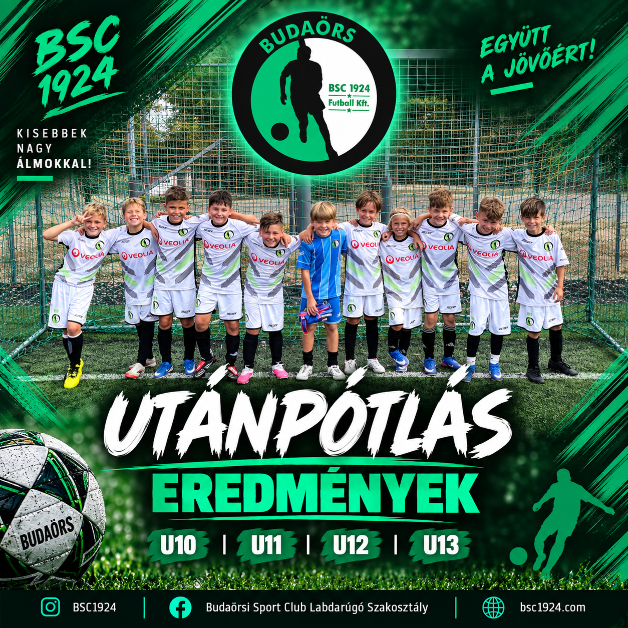 Utánpótlás: hasznos régiós torna és bajnoki mérkőzések az U10–U13-as korosztályoknál