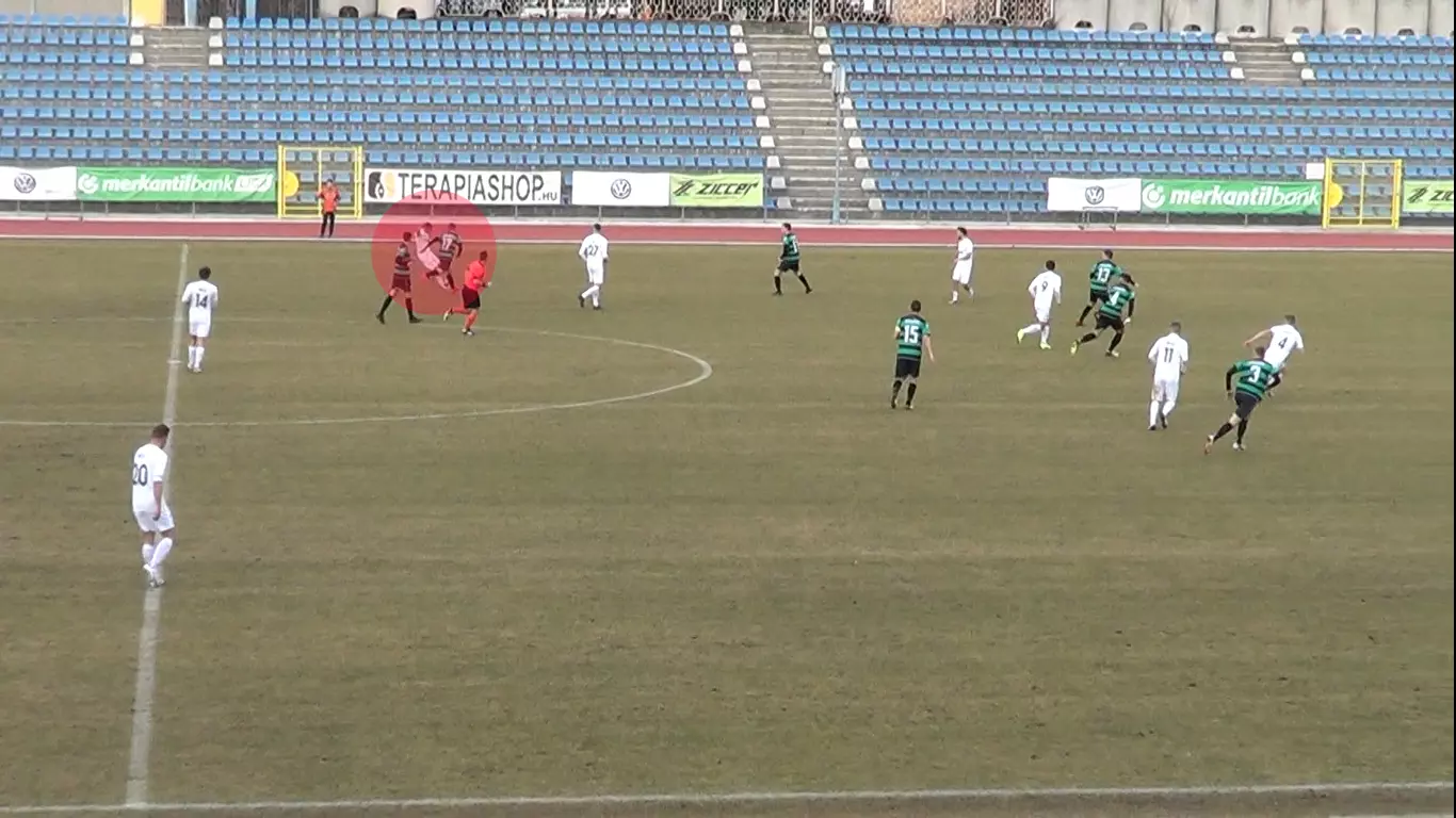 BSC 201819 MBL 26F BUDAORS VAC FC 2 3 HARMADIK GOL INDITAS PILLANATA 